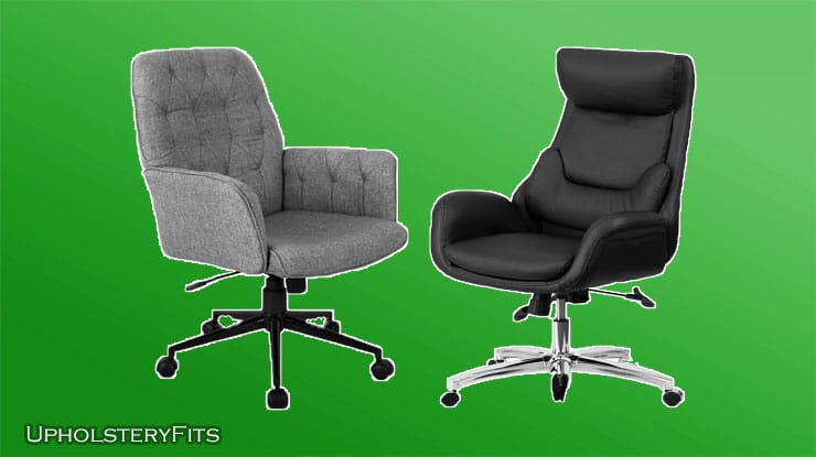 best upholstered office chair with arms and wheels reviews