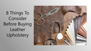buying guide for leather upholstery