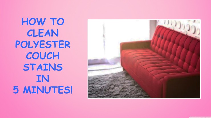 how to clean polyester sofa fabric