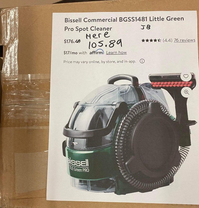 bissell green pro bgss1481 unboxing