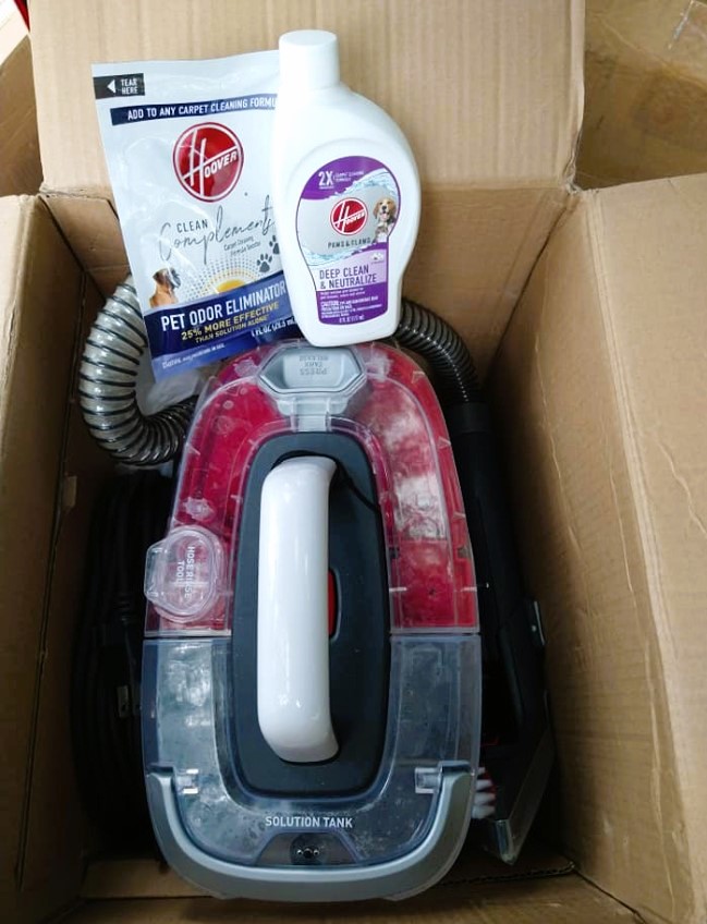 hoover cleanstate portable upholstery cleaner fh14050 review