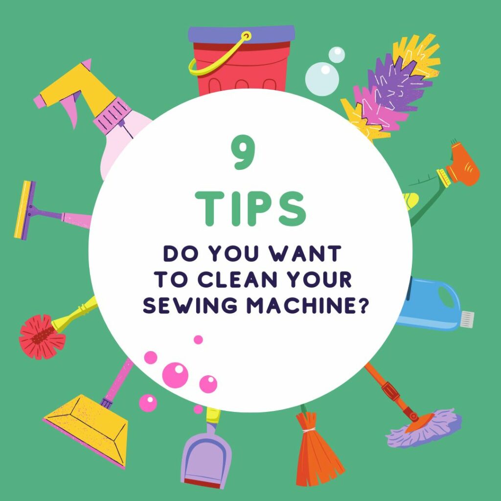 9 tips for how to clean a sewing machine in simple way!