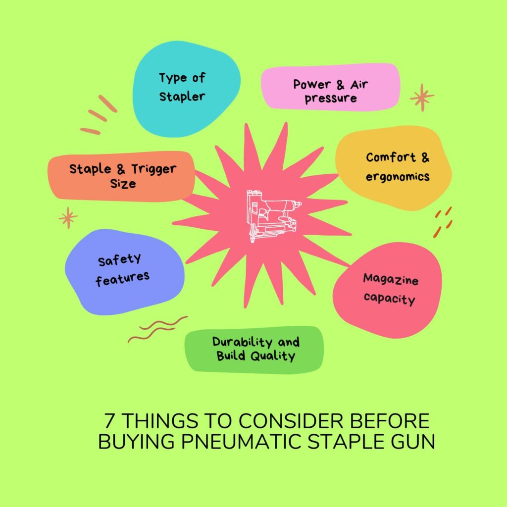 buying guide for pneumatic staple guns