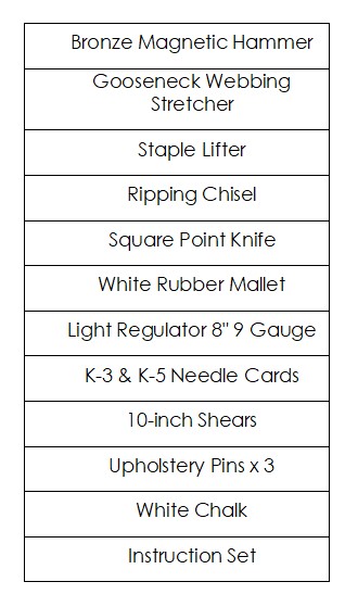 CS Osborne b-7 tools accessories list