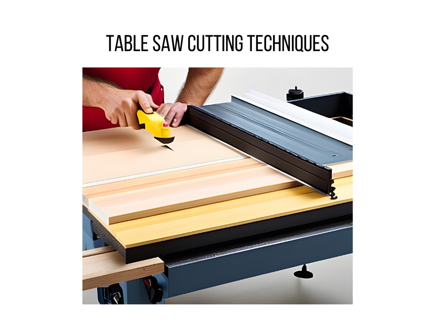 Table Saw Cutting Techniques