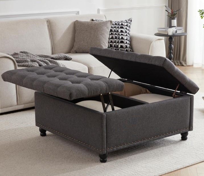tbfit large upholstered coffee table