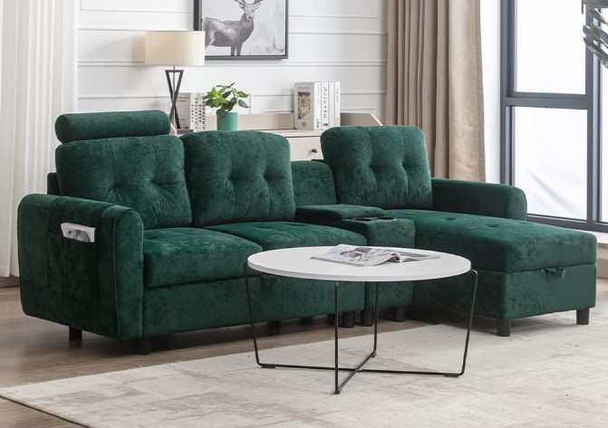 kevinplus 89" sectional sofa
