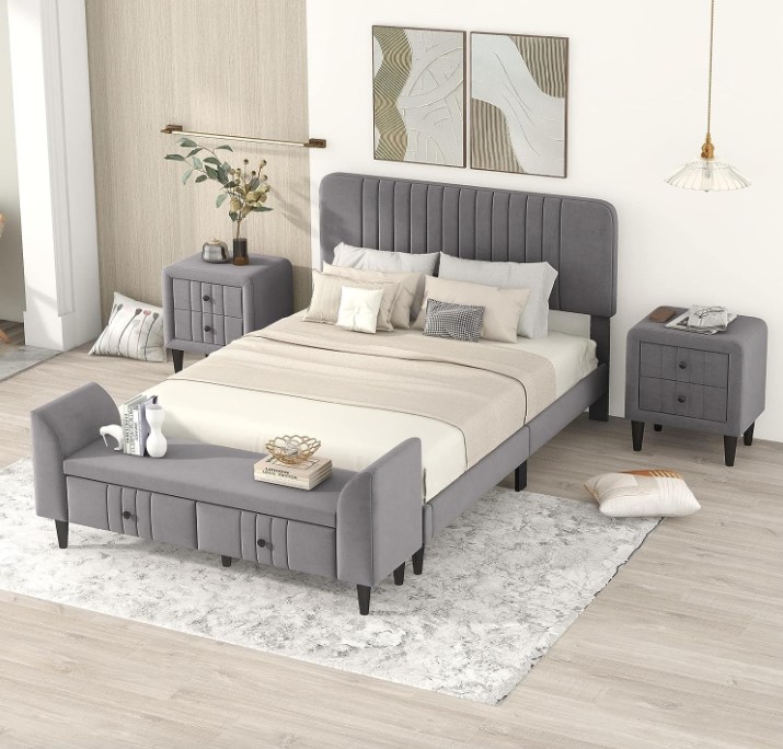 polibi 4-piece bedroom furniture set